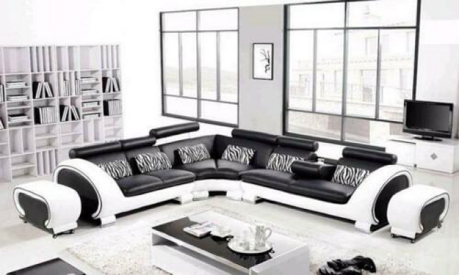 Hoekbank hoekbank L-vorm bank hoekbank bekleding woonlandschap set