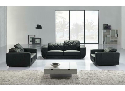 Leren bankstel woonlandschap 3+2 zits set modern design bank leder