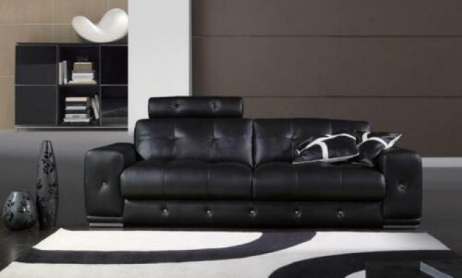 Ontwerp Bankstellen Bekleding Leer 3-zits Bankstellen Bankstel Bankstel Set