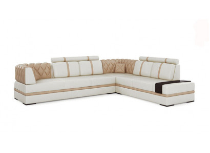 Hoekbank Bank Bank Stoffering Woonlandschap Leder Decoratie Hoekbankstel