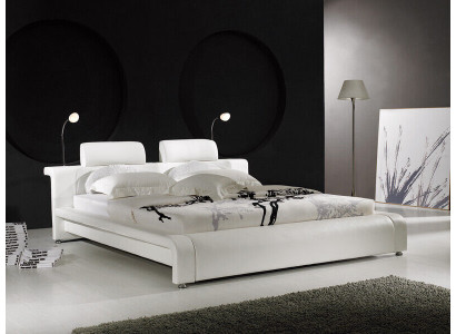 Ontwerp tweepersoonsleder bed bed bed bed bekleding leder slaapkamer huwelijk