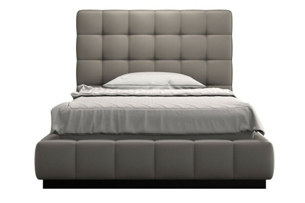 Ontwerper gestoffeerd bed bed Wit bed lederen bed tweepersoonsbed echtelijk bed designbed