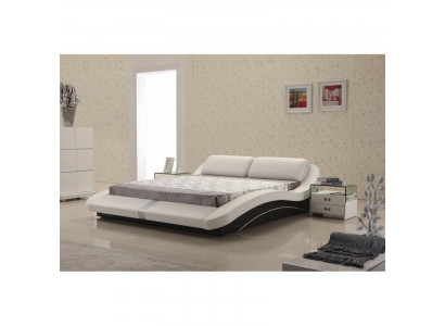 Luxe leren design gestoffeerde bedden dubbel modern bed huwelijksdecor exclusief