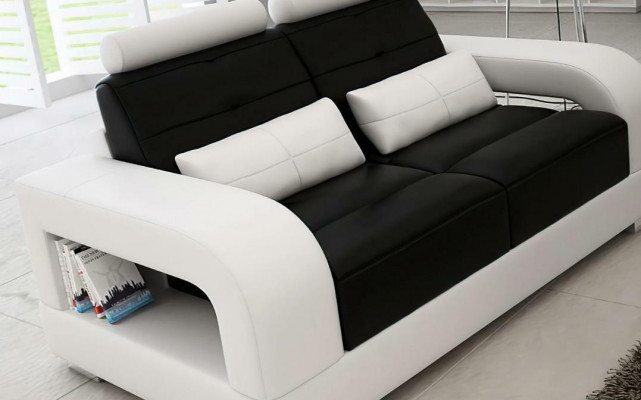 Leren bank Bankstel Bankstel 3+2 set Design Moderne Bank Zitsets