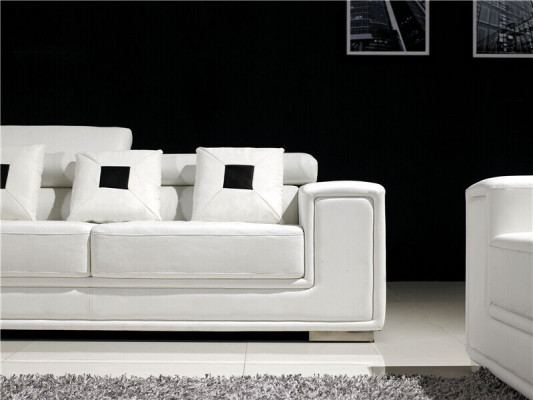 Set van 3-zits Lederen Bankstel Bankstel Bankstel Bankstel Bankstel Designerbank Nieuw