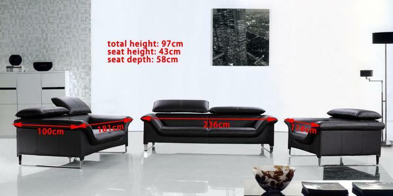 Leren bank bank woonlandschap 3 + 2 zits bankstel ontwerp modern decoratie bank