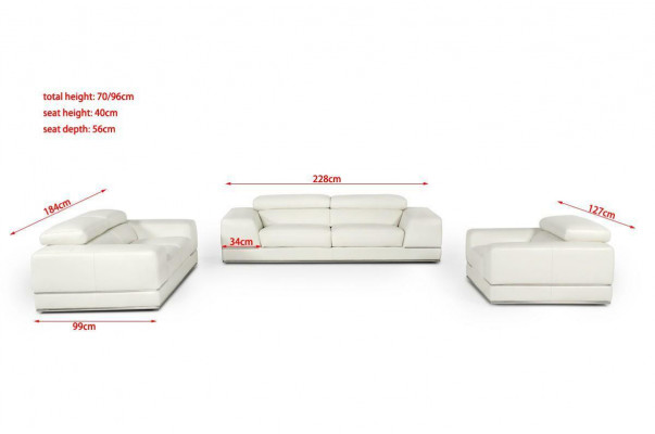 Leren bankstel woonlandschap 3+2 zits set modern ontwerp bankstel nieuwe garnituur.