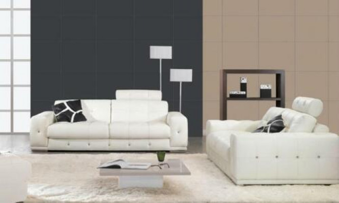 Sofasetgroep, set bankstellen, banken, gestoffeerd leer, 32 zitcombinaties