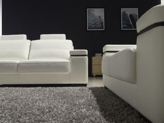 Bankstel 2-zits Design Moderne Bankstellen Stof Bekleding Zitplaatsen Tweezitter Leer Nieuw