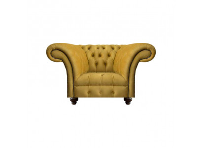 Chesterfield Moderne Fauteuil Luxe Design Woonkamer Zitmeubilair Textiel Nieuw