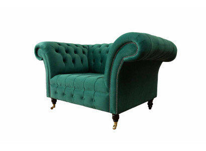 Designer woonkamer set 3-zitsbank en fauteuil beige kleur 2-delig nieuw