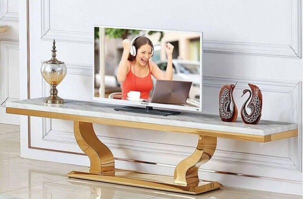 Modern dressoir tv-rek Roestvrijstalen ladekast Nieuw console opbergkast