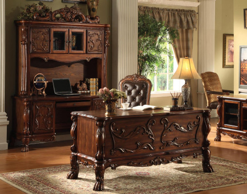 Bureau Stoel Computertafel Designer Kantoor tafels Barok Rococo 3-delige Set.