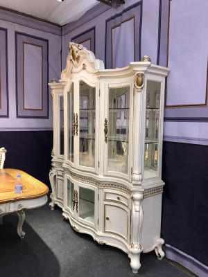 Vitrine kast Vitrine decoratie Woonkamer Bekijk kasten Barok design