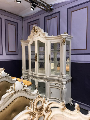 Vitrine kast Vitrine decoratie Woonkamer Bekijk kasten Barok design