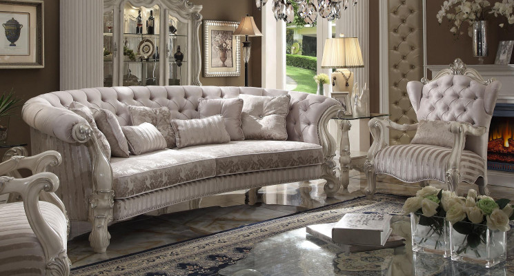 Chesterfield Bank 4-zits bank Bekleding Luxe Klassieke Stoffen Sofa's Barok