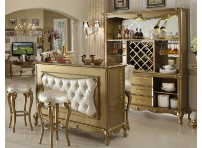 Bar Theke Bar Tisch Houten Bar Tafels Toonbank Luxe Klasse Barok Handgemaakt Nieuw