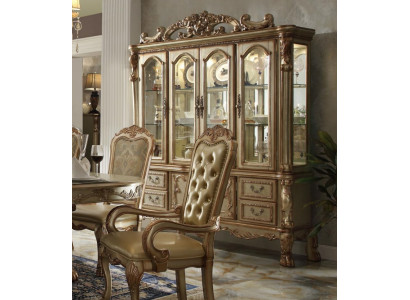 Vitrine 4-deurs kast Vitrine woonkamerschauwerken Kasten Design