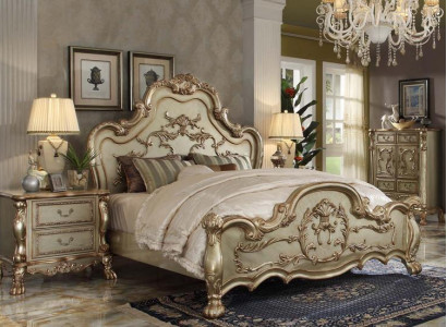 Bedontwerp Tweepersoonsbed Bedden Luxe Klassieker Barok Rococo Chesterfield Nieuw