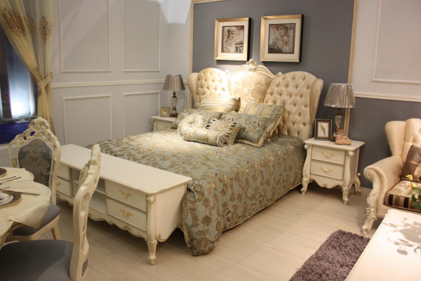 Chesterfield bed Gestoffeerde bedden Slaapkamer tweepersoonsbed Bedden 180x200cm nieuw