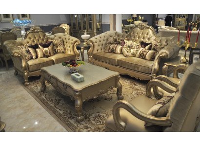 Luxe bankstel 3+2+1 zits set bank gestoffeerde banken bank