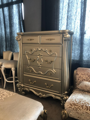 Klassieke barok antieke stijl dressoir bijzettafel ladenkasten echt hout