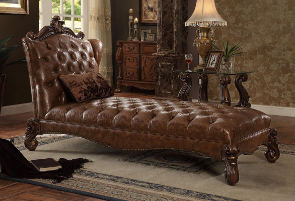 Luxury Sofa Chaise Longue Ligstoel Chaise Antieke Stijl Bekleding Barok Rococo