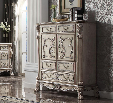Barokken commode kast luxe dressoir kast plank console meubels zilveren planken