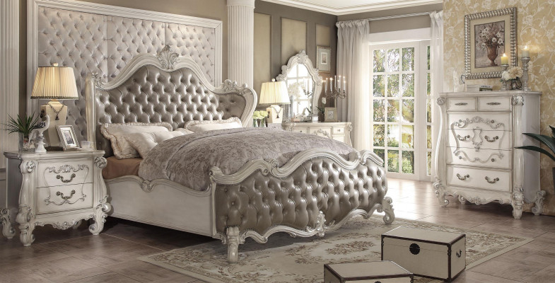 Ontwerp luxe slaapkamerset bed decoratie 2x nachtkastjes dressoir set