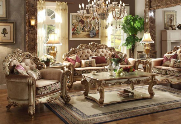 Sofa set van 3+2+1 zits Ontwerpbank Beklede Banken Bank Luxe