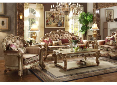 Sofa set van 3+2+1 zits Ontwerpbank Beklede Banken Bank Luxe