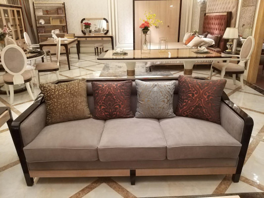 Sofaset 3+2+1 zits designbanken gestoffeerde bankstellen leren bank