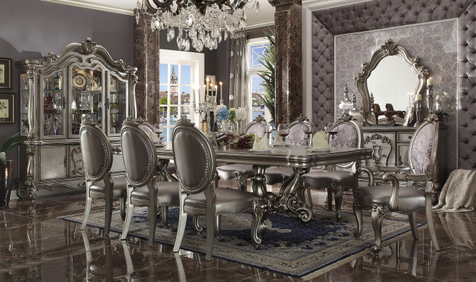 Eettafel & 8x stoelen Eetkamerset Eetgroep Garnituur Tafel Stoel Tafels