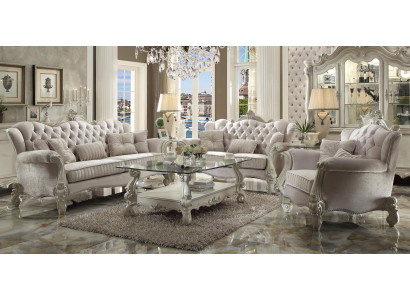 Luxus meubelbankstel, bank, decoratie sofa, bekleding 3+2+1 zits + salontafel
