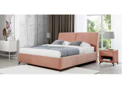 Bed Roze Slaapkamer Hout Meubels Textiel Hotel Bedden Art deco Stijl