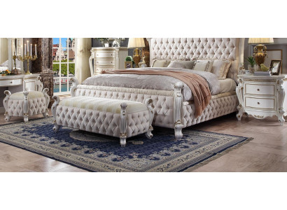 Chaiselongue Ligstoel Fauteuil Ligfauteuil Voetenbank Luxe Ottomaan Chesterfield Textiel