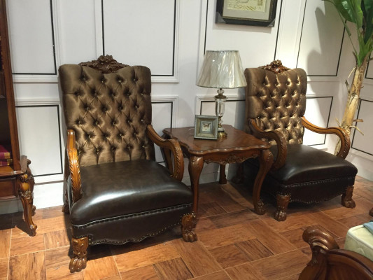 Leder Lounge Nieuwe Chesterfield Fauteuil Designer Stoel Relax Bekleding Stof