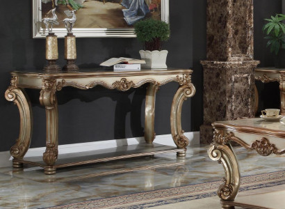 Barok console tafel dressoir muurtafel gang tafel klassiek hout 143cm nieuw