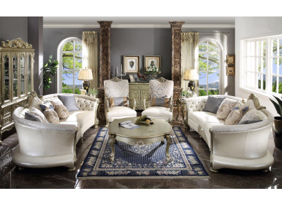 Luxe Chesterfield bankstel 4+4+1+1 zits met salontafel Meubels Bank