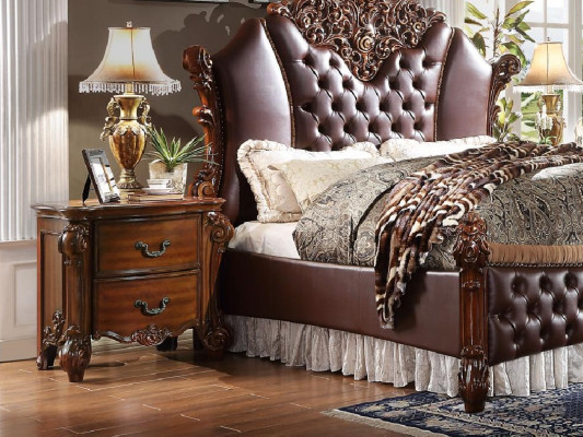 Barok Rococo nachtkastje hout nachtkast commode bijzettafel nachtconsole nieuw