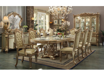 Gouden Chesterfield stoel Ontwerper Eetkamermeubelen Luxueuze eenzitter