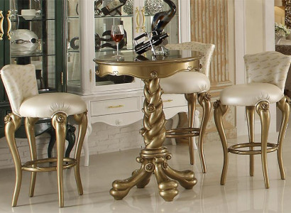 Barkruk Stoel Fauteuil Bar Huisbar voor toonbank Barplank Decoratie Barok