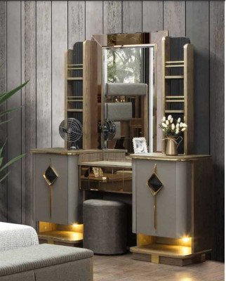 Stijlvolle kaptafel met spiegel Perfect meubilair in de slaapkamer nieuw