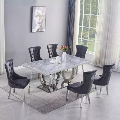 Moderne designer eetkamertafel eettafel keukentafel glazen blad stijl meubels