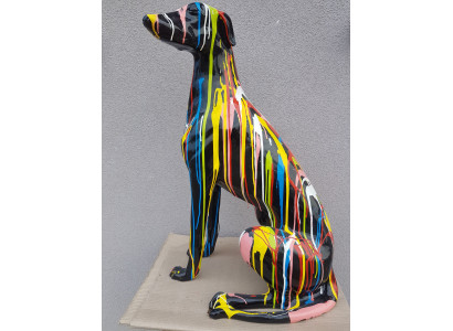 Abstracte figuur handgemaakt decoratie huisdecoratie sculpturen standbeelden figuren hond