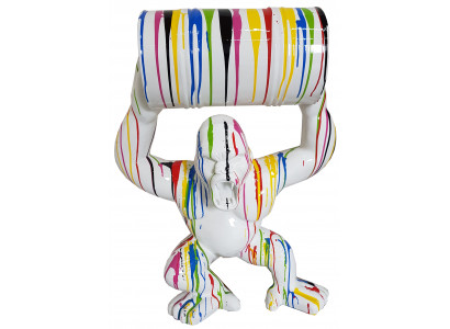Beelden Standbeelden Decoratie Deco Gorilla Tuin Abstract figuur Standbeeld Modern