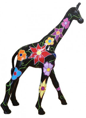 Abstracte Giraf Standbeeld Sculptuur Designer Figuren Moderne Nieuwe Tuin Sculpturen