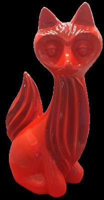 Moderne decoratie Abstracte figuur Figuren Abstract Standbeelden Sculptuur Vos 60cm