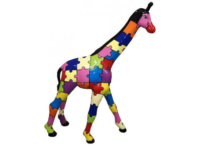 Beeld Abstract Ontwerp Standbeeld Kleurrijke Figuren Met de Hand Beschilderd Decoratie Standbeelden Nieuw
