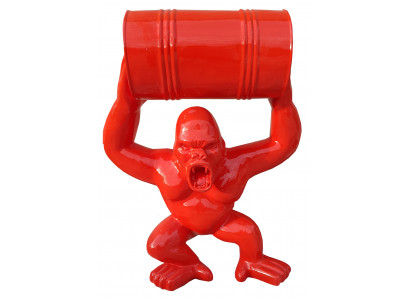 Beelden figuren standbeelden decoratie deco gorilla tuin ontwerp figuur standbeeld